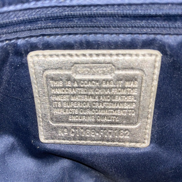 Denim Coach purse - Picture 6 of 6